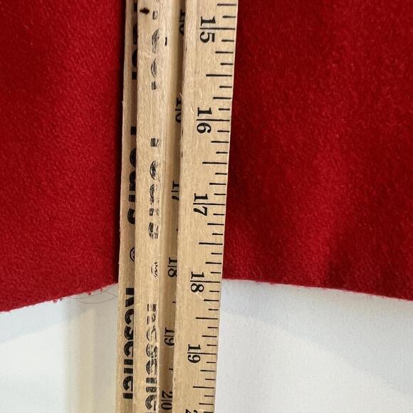 Vintage Chevignon Kids 4 Navajo Handmade Wool Blend Jacket Coat Hood Red France - Picture 9 of 15